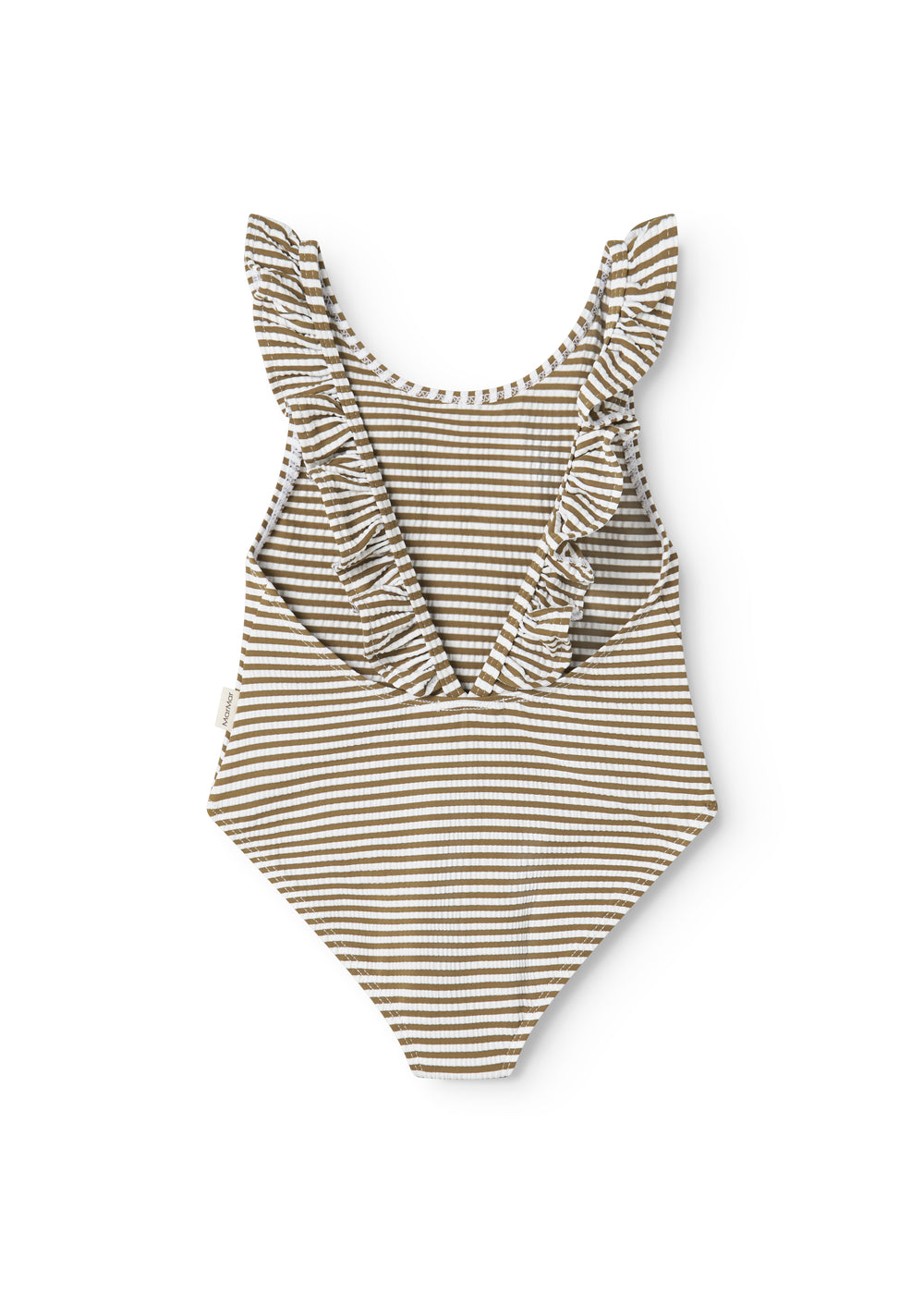 Swilla Bathing Suit, Swim Suit - Dark Bronze Stripe