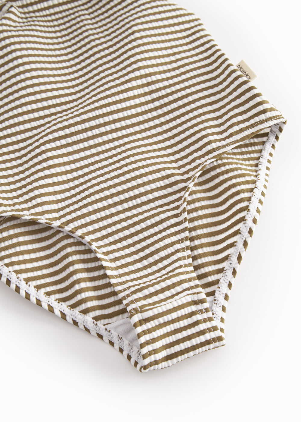 Bronzefarvet stribet badedragt til børn