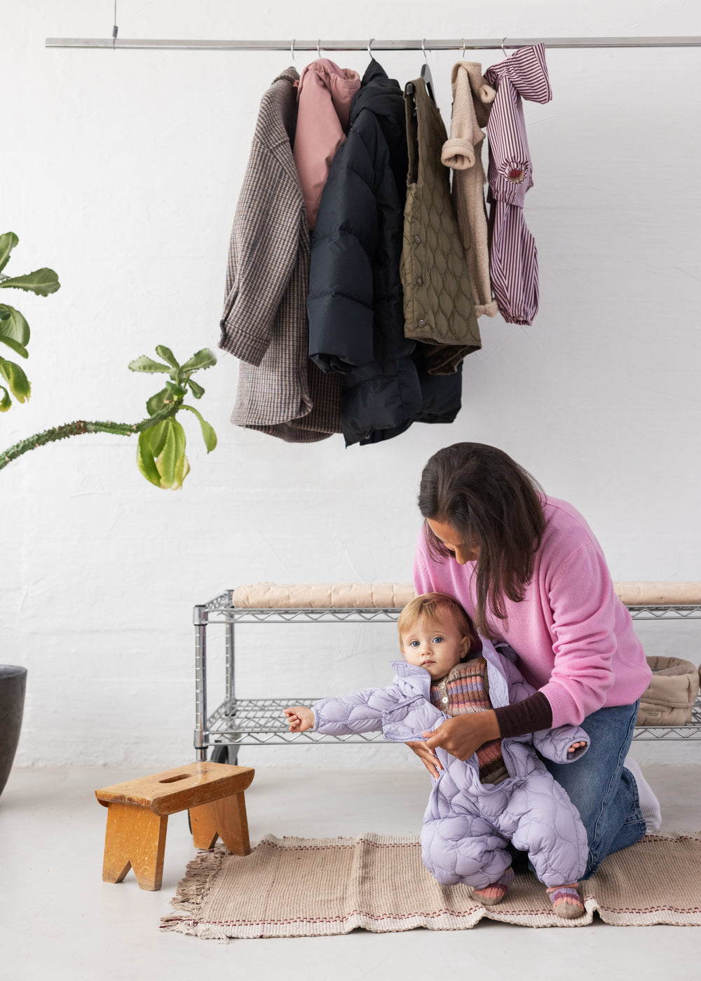 One Suit, Puffer Suit - Dried Lavender