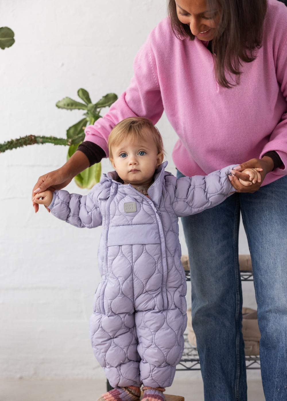 One Suit, Puffer Suit - Dried Lavender
