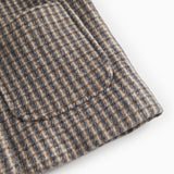 Oval Jacket, Wool Jacket - Heritage Check