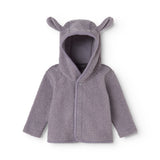 Olini Jacket, Teddy Jacket - Purple Suede