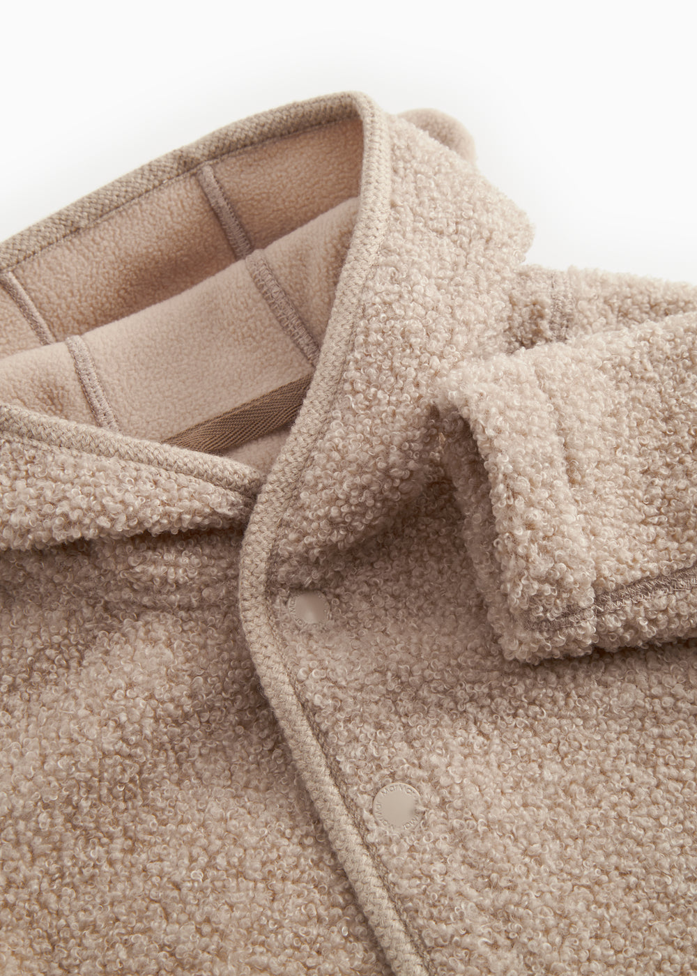 Olini Jacket, Teddy Jacket - Muddy Melange