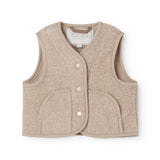 Ollas Waistcoat, Teddy Vest - Muddy Melange