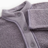 Oy Anorak, Teddy Anorak - Purple Suede