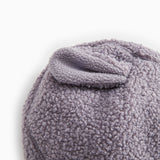 Aki Lamb, Teddy Hat - Purple Suede