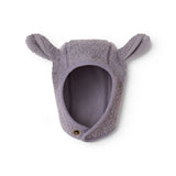 Aki Lamb, Teddy Hat - Purple Suede