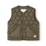 Oris Waistcoat, Puffer Vest - Crocodile