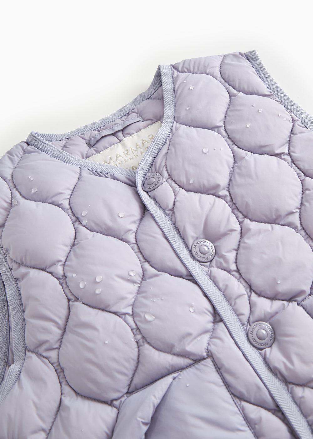 Oris Waistcoat, Puffer Vest - Dried Lavender