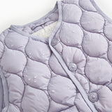 Oris Waistcoat, Puffer Vest - Dried Lavender