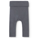 Piva dark gray pants with ribbed lining and a step opening.