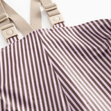 Oddy Set, Rainwear Set - Pink Brown Stripes