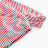 Oddy Set, Rainwear Set - Blue Red Stripes