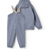 Oddy Set, Rainwear Set - Blue Stripes