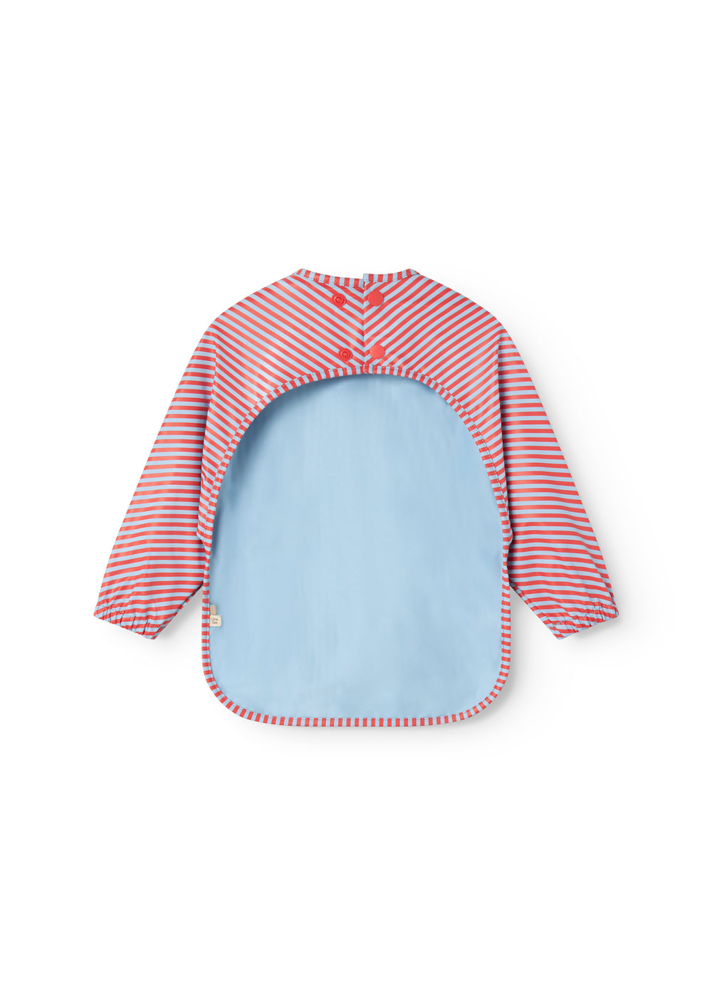 Apron LS, Dining Apron - Blue Red Stripes