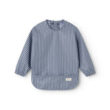 Apron LS, Dining Apron - Blue Stripes