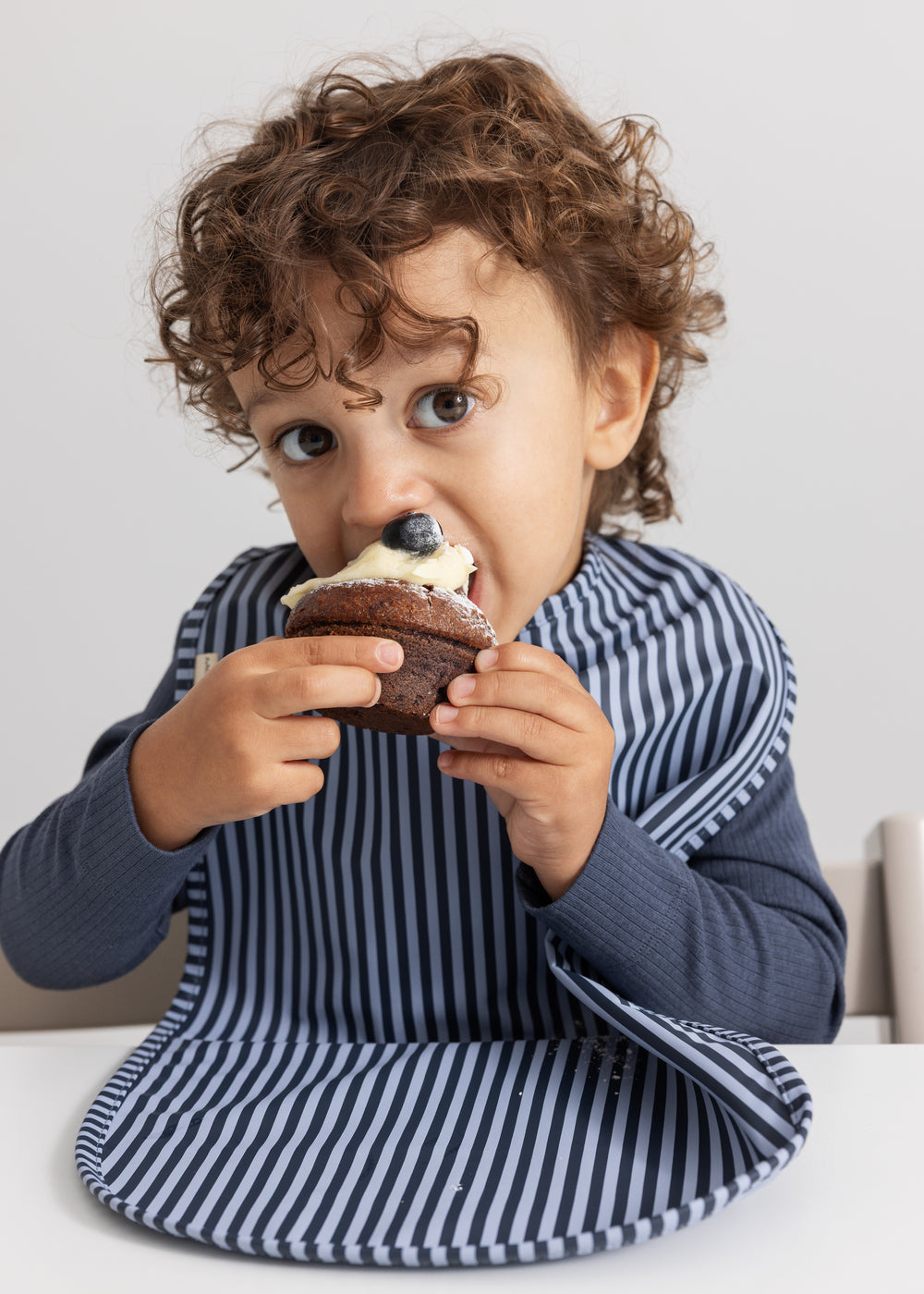Bib Long, Bib - Blue Stripes