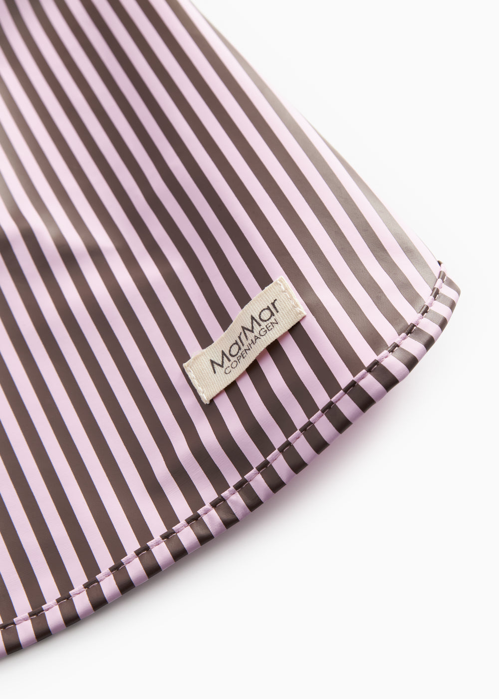 Arty Apron, Dining Apron - Pink Brown Stripes