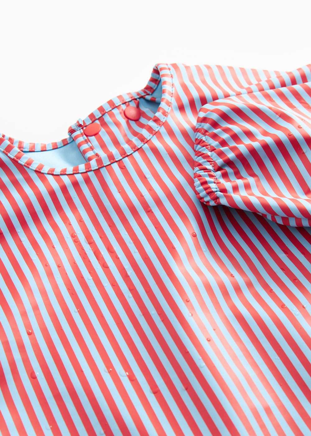 Arty Apron, Dining Apron - Blue Red Stripes