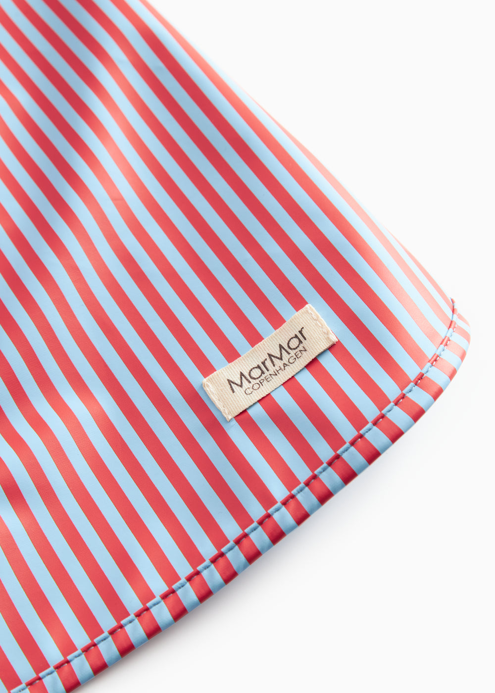 Arty Apron, Dining Apron - Blue Red Stripes