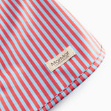 Arty Apron, Dining Apron - Blue Red Stripes
