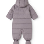 Lil baby jumpsuit set with hood and down stripes