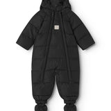 Sort jacket in quilted puffer with hood, zipper and detachable feet