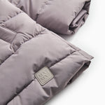 Dunfrakke jacket with brand label and quilted, padded edges
