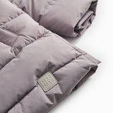 Dunfrakke jacket with brand label and quilted, padded edges