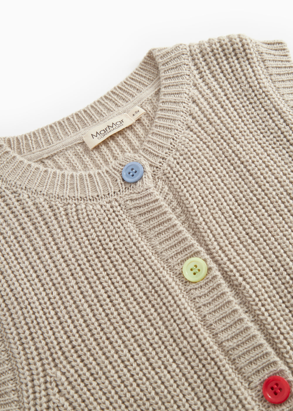 Taju, Knit Vest - Barely Beige