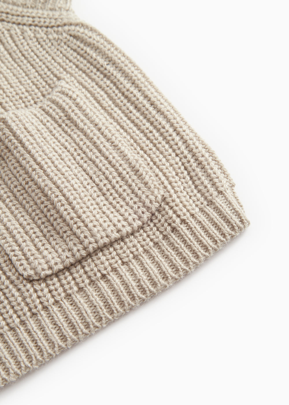 Taju, Knit Vest - Barely Beige