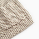 Taju, Knit Vest - Barely Beige