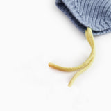 Aly Baby Pompom, Knit Hat - Bright Sky