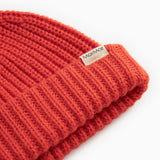 Atlas Pompom, Knit Hat - Pomegranate