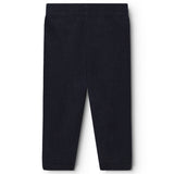 Powy khaki shorts and indigo with ribbing and straight, tight-fitting fit.