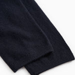 Powy Kashmir trousers and indigo: ribbed at the hem.