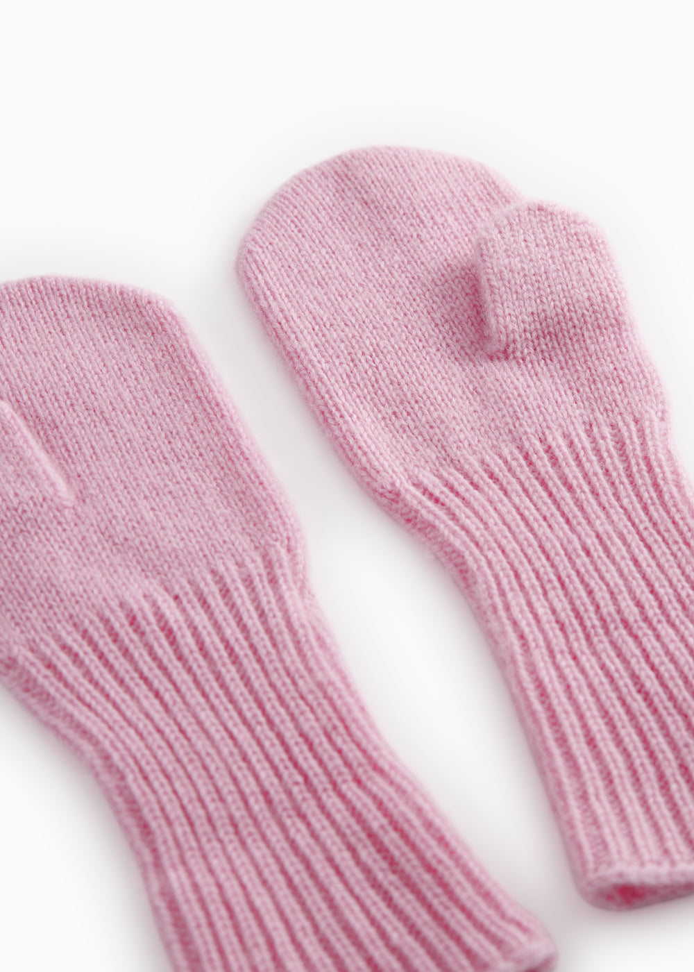 Pink ribbed stripe baby carrier with ribbed edge and thumb closure.