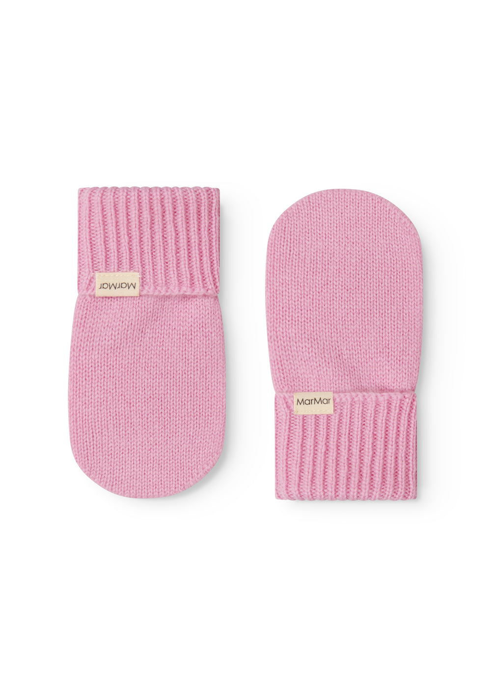 Pink striped Babyluffer with ribbed edge and small logo tag