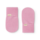 Pink striped Babyluffer with ribbed edge and small logo tag