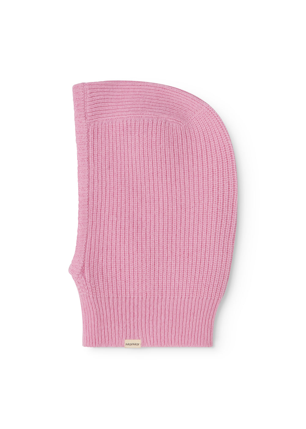 Amaro Kashmir hue and rose ribstripe with cuff and small logo on the lining.