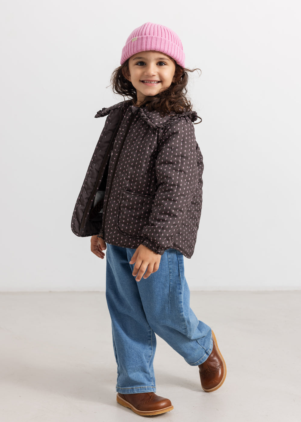 Oivira Jacket, Thermal Jacket - Flower Stripe
