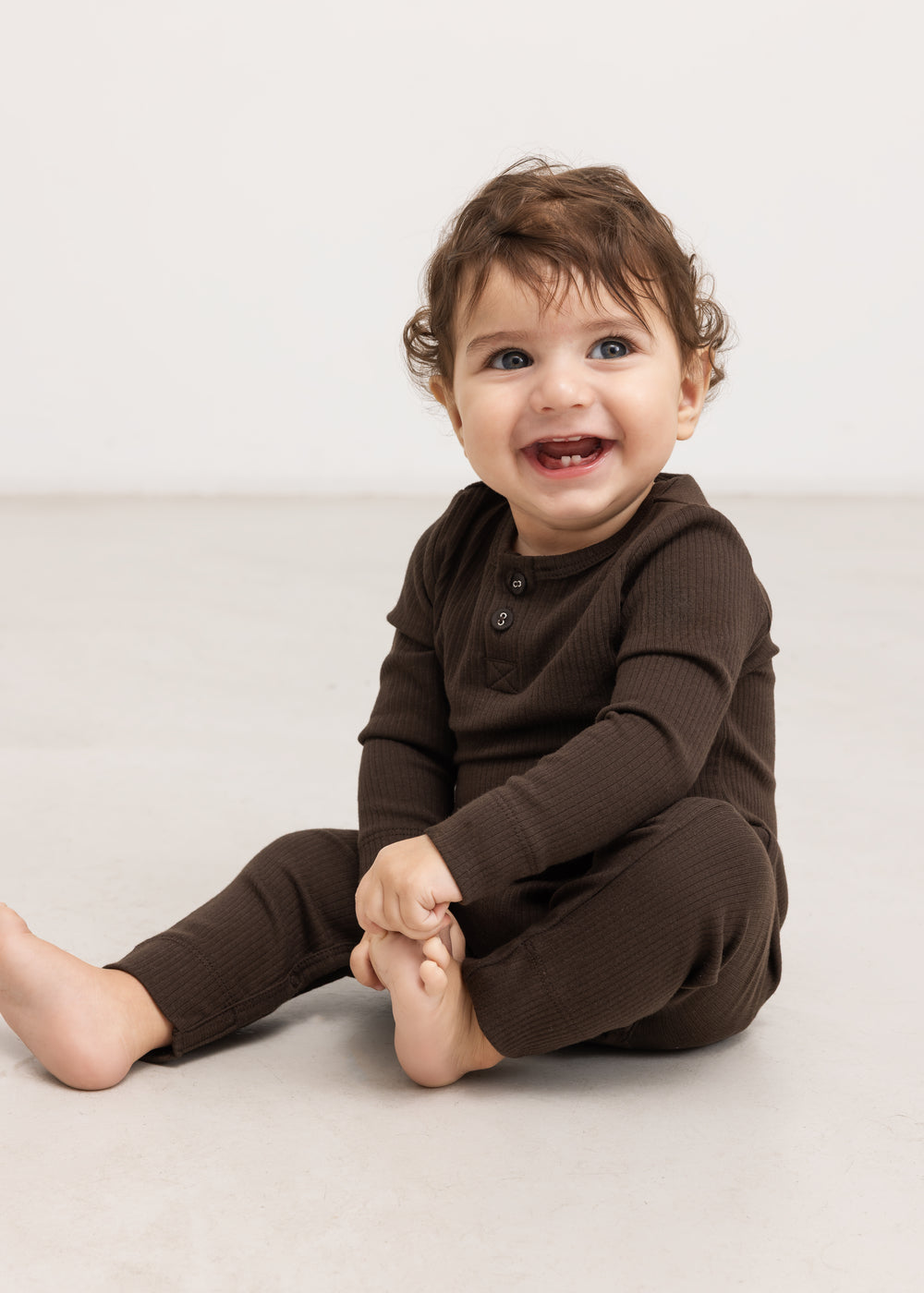 Body LS, Bodysuit - Dark Roast