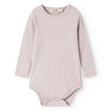 Plain Body LS, Bodysuit - Cloud Gray