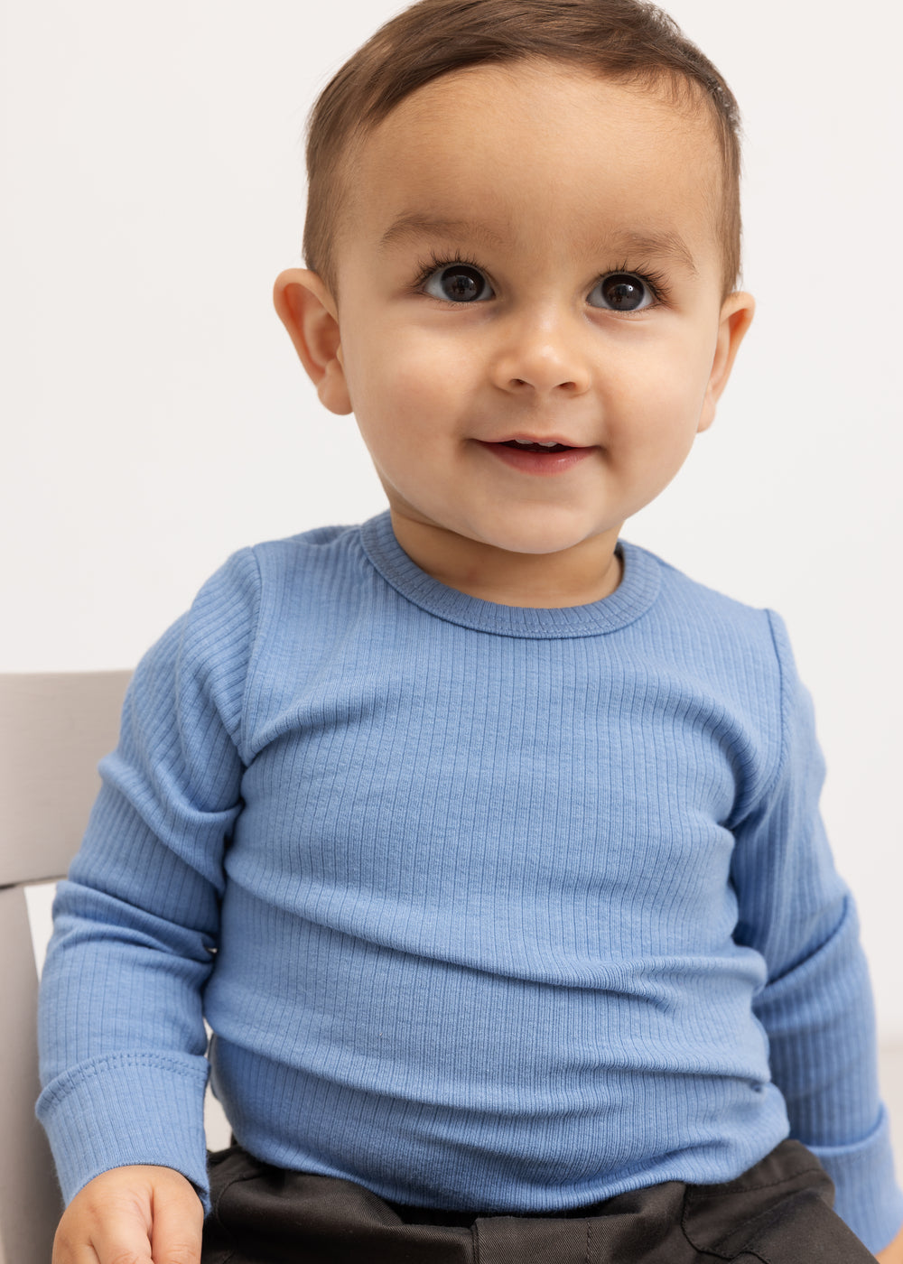 Plain Body LS, Bodysuit - Blue Heaven