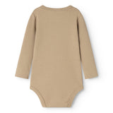 Plain Body LS, Bodysuit - Muddy