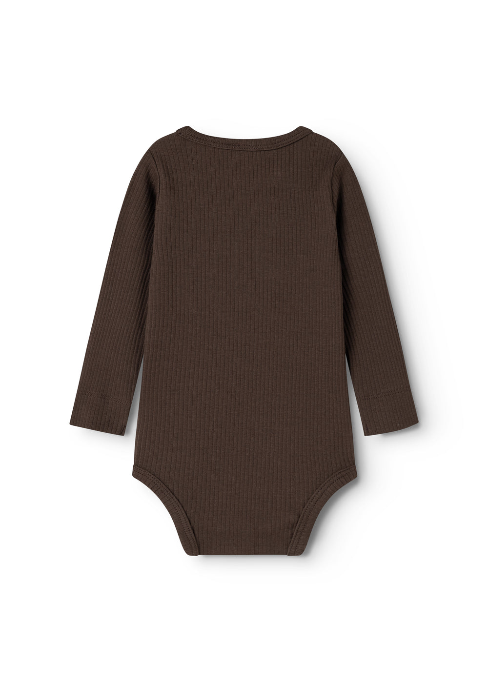 Plain Body LS, Bodysuit - Dark Roast