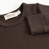 Plain Body LS, Bodysuit - Dark Roast