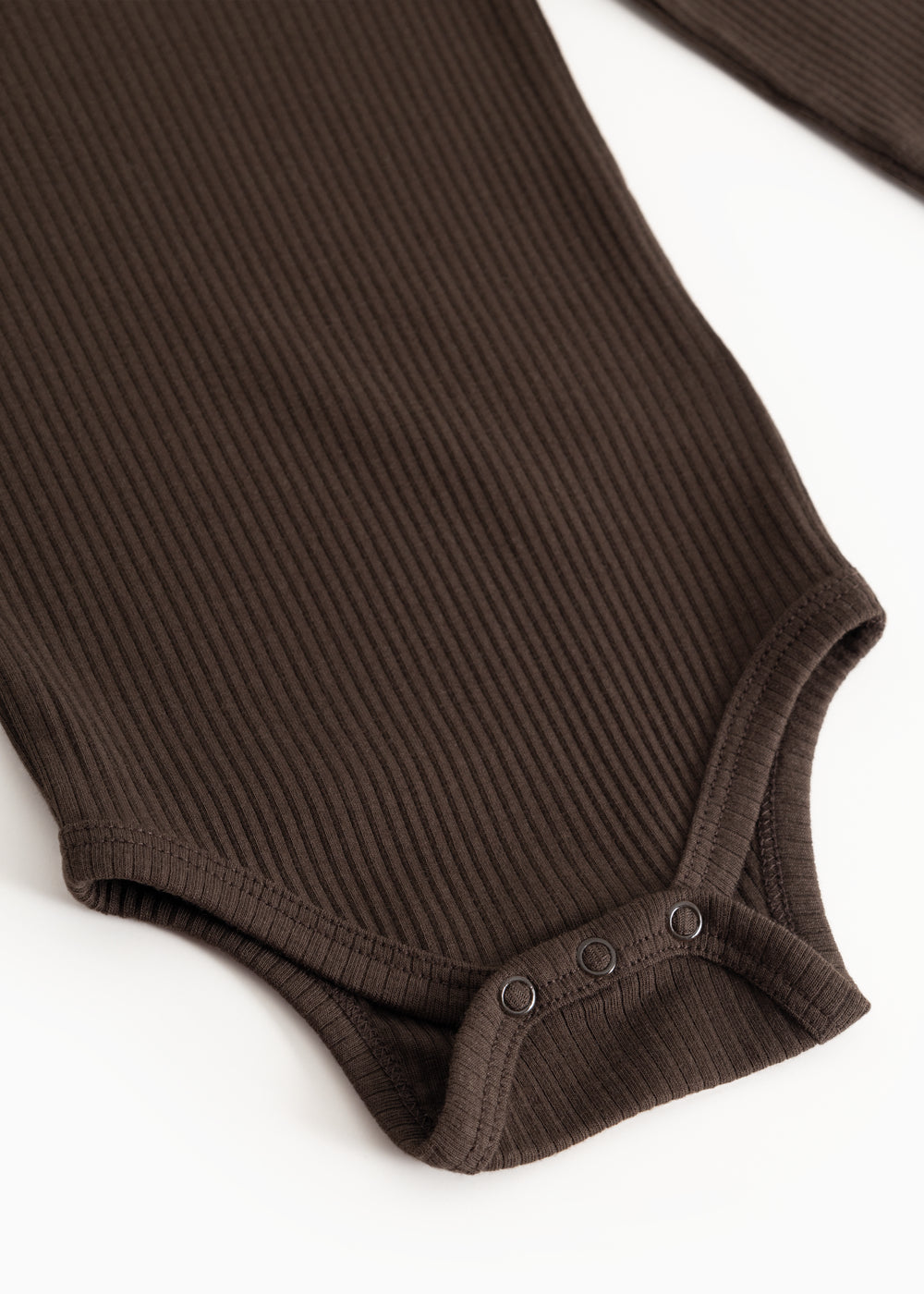 Plain Body LS, Bodysuit - Dark Roast
