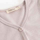 Cardigan, Blouse - Cloud Gray