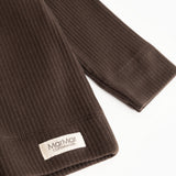 Cardigan, Blouse - Dark Roast